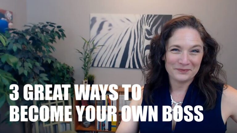 3 Great Ways to Become Your Own BOSS | A Plans Guide | A Full Guide & Explanation | Consultant Tips