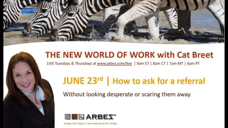 The New World of Work with Cat Breet – How to ask for a referral without looking desperate