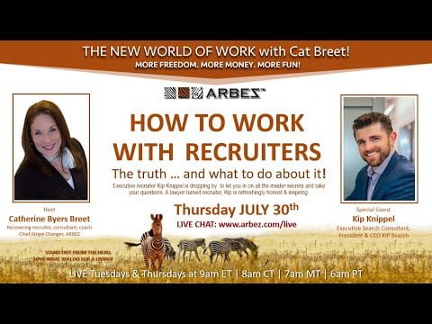The New World of Work with Cat Breet & Kip Knippel – How to Work with Recruiters