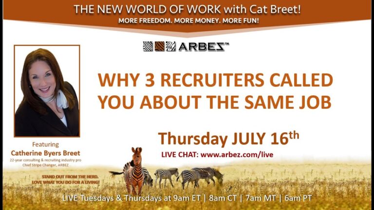The New World of Work with Cat Breet – Why 3 recruiters called you about the same job