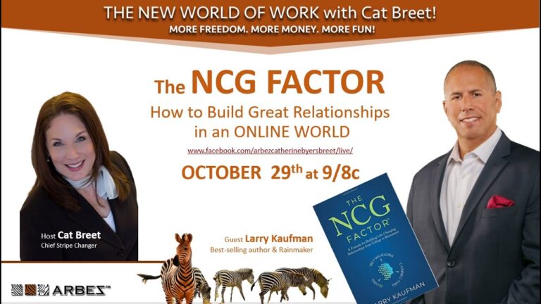 THE NCG FACTOR: Life-changing relationships CAN be yours in an online world!